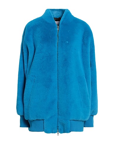 STAND STUDIO Teddy Coat Azure 100% Polyester