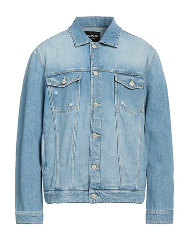 DONDUP Denim jacket Blue 100% Cotton