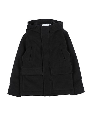 ASPESI Coat Black 88% Polyester, 9% Viscose, 3% Elastane