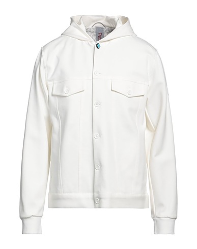 PEOPLE OF SHIBUYA Jacket White 67% Cotton, 28% Polyamide, 5% Elastane