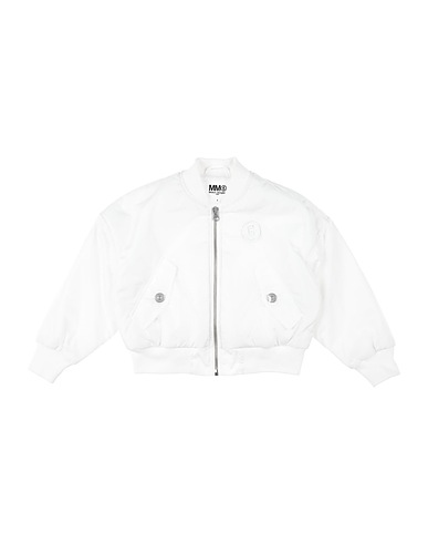 MM6 MAISON MARGIELA Bomber Bianco 100% Poliammide, Cotone, Elastan, Poliestere