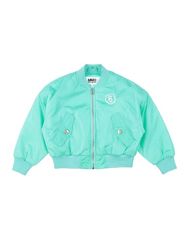 MM6 MAISON MARGIELA Bomber Turchese 100% Poliammide, Cotone, Elastan, Poliestere