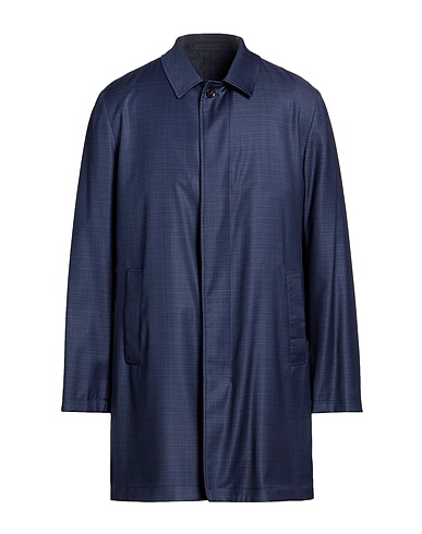 PAL ZILERI Full-length jacket Navy blue 100% Virgin Wool