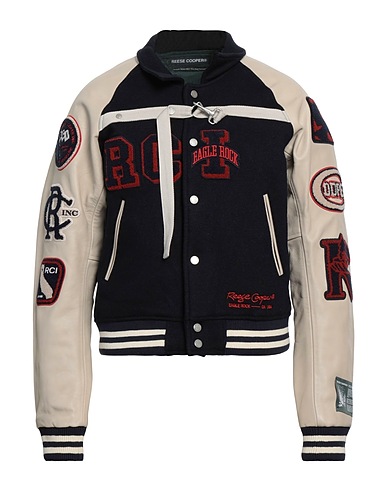 REESE COOPER Jacket Beige 57% Wool, 23% Nylon, 16% Polyester, 4% Acrylic, Cow leather