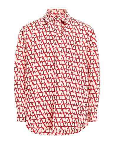 VALENTINO GARAVANI Patterned shirt Beige 100% Silk