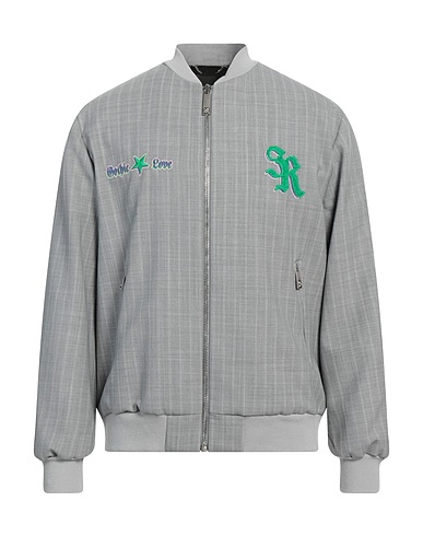 JOHN RICHMOND Bomber Grey 53% Polyester, 43% Virgin Wool, 4% Elastane