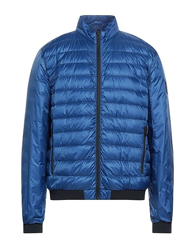 FAY Shell jacket Bright blue 100% Polyamide, Elastane