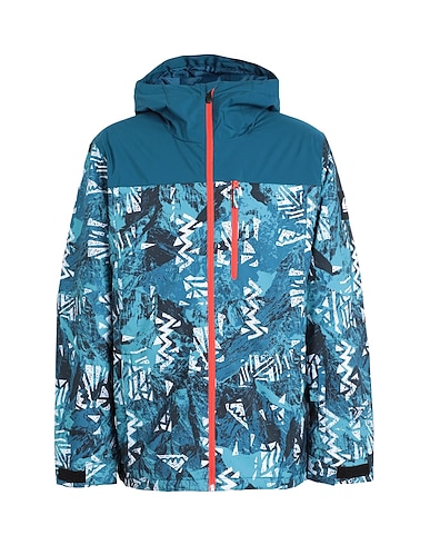 QUIKSILVER Jacket Deep teal 100% Polyester