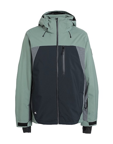 QUIKSILVER Jacket QS Giacca snow Mission Plus Jk 
 Sage green 100% Polyester