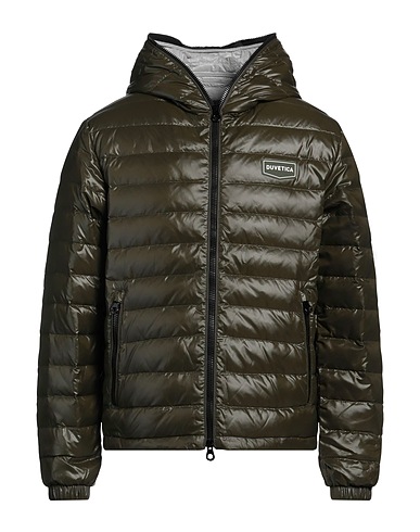 DUVETICA Piumino Verde militare 100% Poliammide