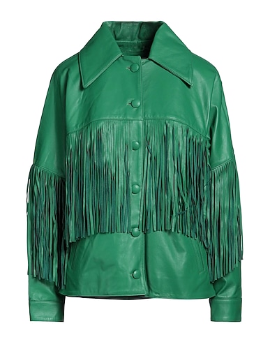 DANCASSAB Jacket Green 100% Lambskin