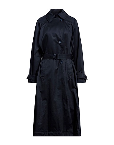 WOOLRICH Full-length jacket Midnight blue 96% Cotton, 4% Elastane