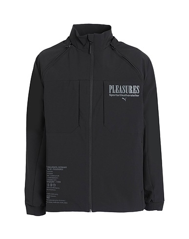 PUMA x PLEASURES Jacket PUMA x PLEASURES Zip-Off Jacket Black 91% Polyester, 9% Elastane
