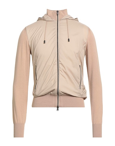 HERNO Jacket Sand 100% Cotton, Polyamide, Polyurethane