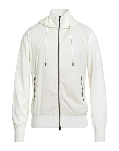 HERNO Giubbotto Avorio 100% Cotone, Poliammide, Poliuretano