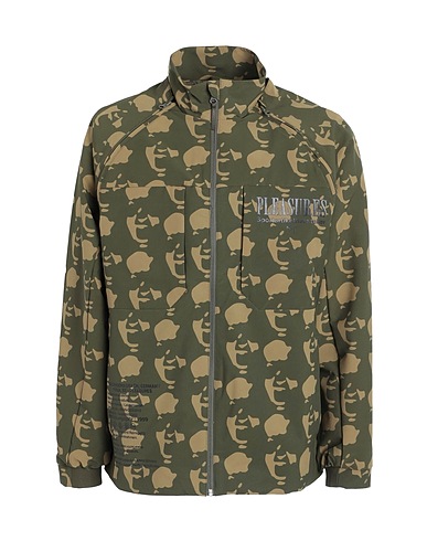 PUMA x PLEASURES Jacket PUMA x PLEASURES Zip-Off Jacket
 Military green 91% Polyester, 9% Elastane