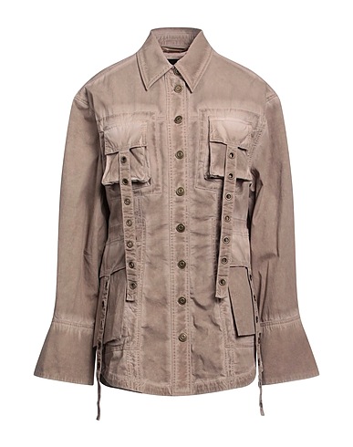 BLUMARINE Jacket Grey 97% Cotton, 3% Elastane