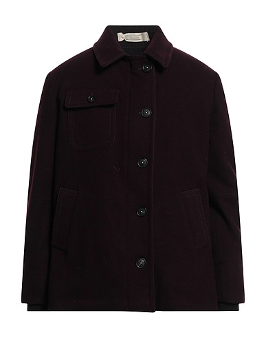MASSIMO ALBA Coat Plum 100% Wool