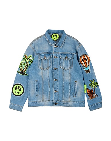 BARROW Denim jacket Blue 100% Cotton
