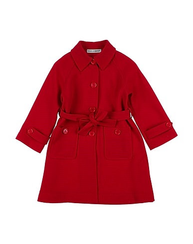 DOLCE&GABBANA Coat Red 100% Virgin Wool