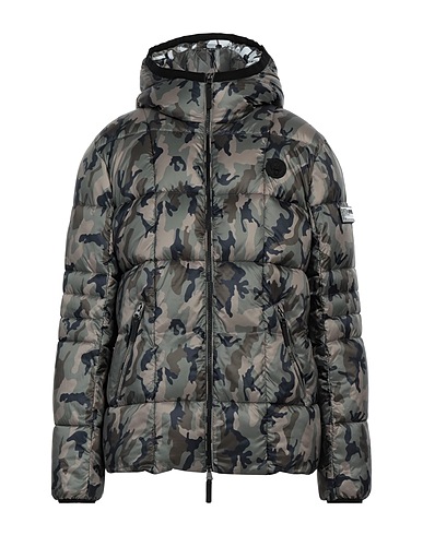 PLEIN SPORT Shell jacket Military green 100% Polyester