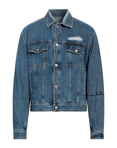 NICK FOUQUET Denim jacket Blue 100% Cotton, Hemp
