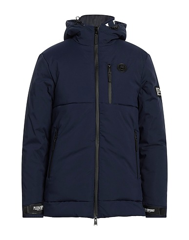 PLEIN SPORT Jacket Bright blue 100% Polyester