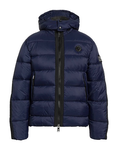 PLEIN SPORT 다운 자켓 네이비 100% 폴리아미드