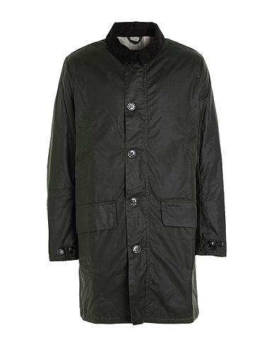 BARBOUR Full-length jacket Dark green 100% Cotton