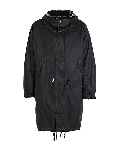 BARBOUR Full-length jacket Black 100% Cotton