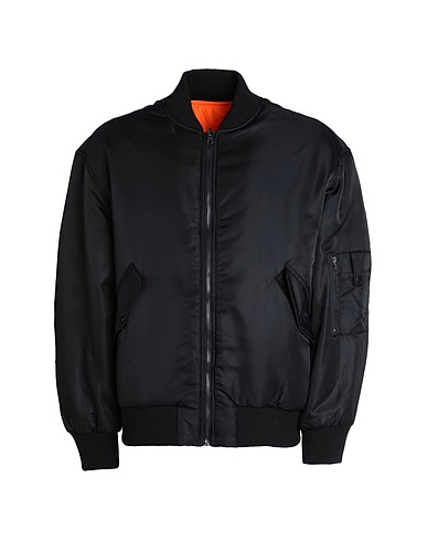 TOPMAN Bomber Nero 100% Nylon