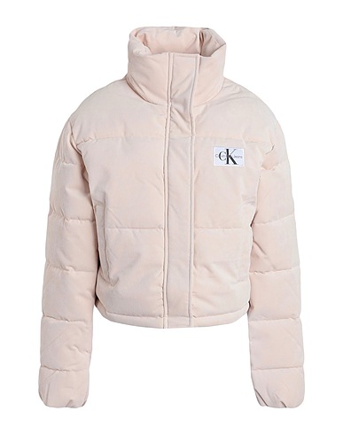CALVIN KLEIN JEANS Shell jacket Beige 90% Polyester, 10% Polyamide