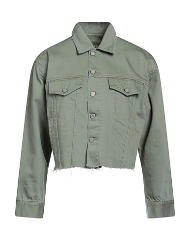 BOYISH Denim jacket Sage green 70% Cotton, 30% Recycled cotton