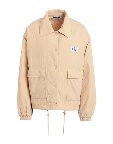 CALVIN KLEIN JEANS Jacket Beige 100% Polyamide