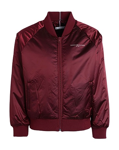 TOMMY HILFIGER Bomberjacke Bordeaux 98% Polyamid, 2% Andere Fasern