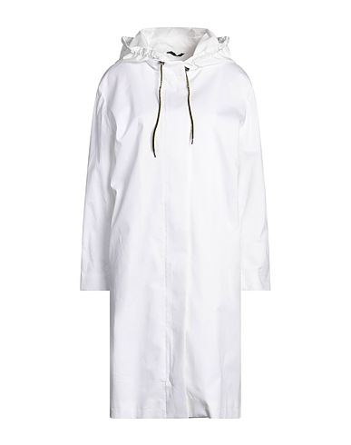 ICONS Full-length jacket White 98% Cotton, 2% Elastane