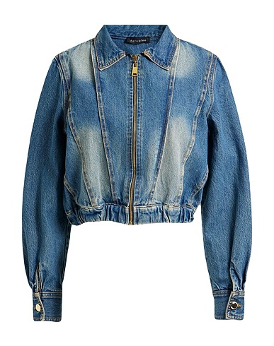 ACTUALEE Denim jacket Blue 100% Cotton