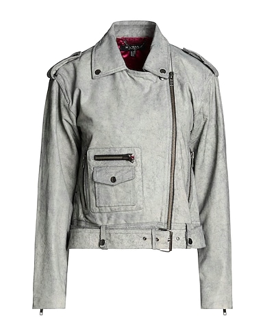MUUBAA Leather jacket GRIGIO 100% Sheepskin