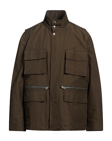 WOOLRICH Jacket Military green 64% Cotton, 36% Polyamide