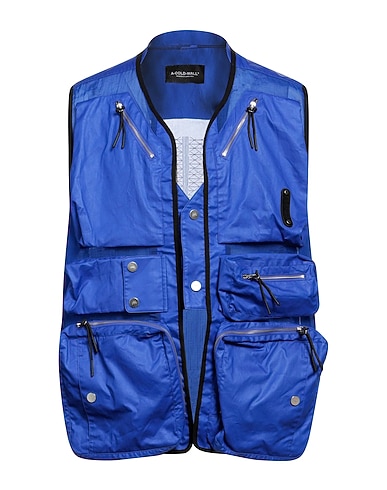 A-COLD-WALL* Jacket Bright blue 100% Cotton, Polyamide