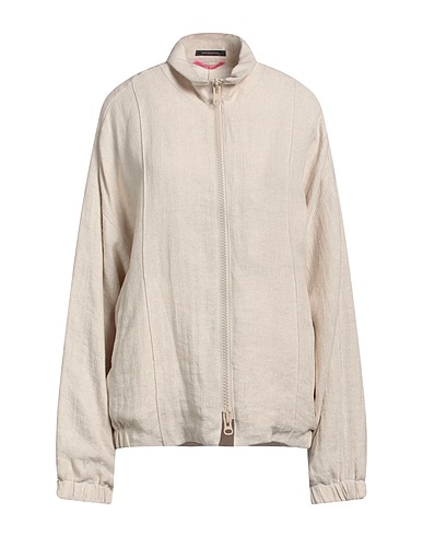 Y'S YOHJI YAMAMOTO 캐주얼 자켓 베이지 67% 리넨, 33% 실크