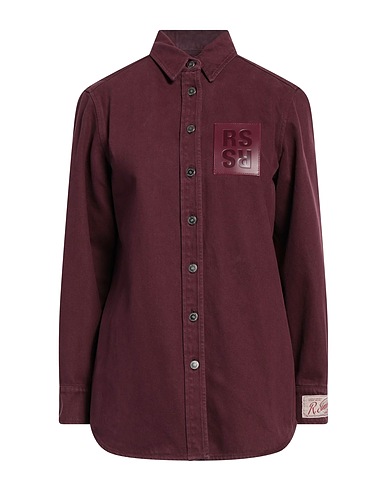 RAF SIMONS Denim shirt Plum 100% Cotton