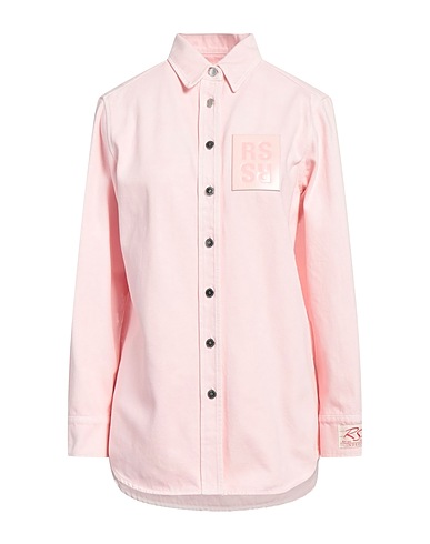 RAF SIMONS デニムシャツ ライトピンク コットン 100%