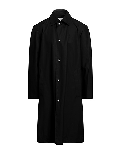 JIL SANDER Full-length jacket Black 100% Cotton