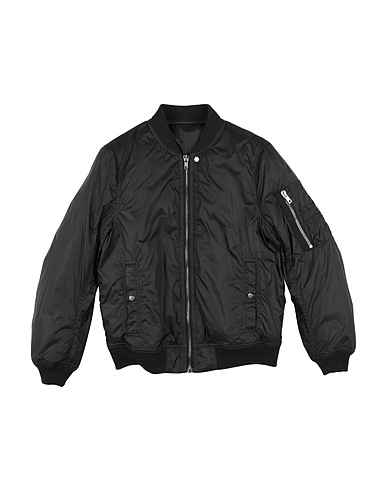 RICK OWENS Jacket Black 100% Polyamide, Virgin Wool
