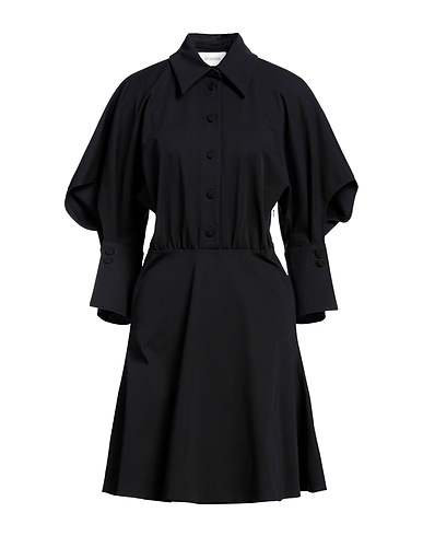 SPORTMAX Vestito chemisier Nero 93% Cotone, 7% Elastan