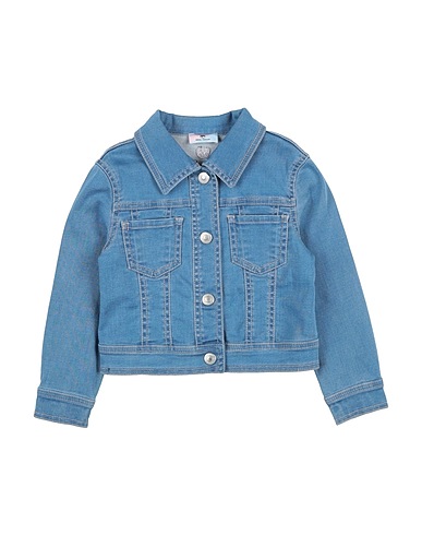 CHIARA FERRAGNI Jacket Blue 98% Cotton, 2% Elastane
