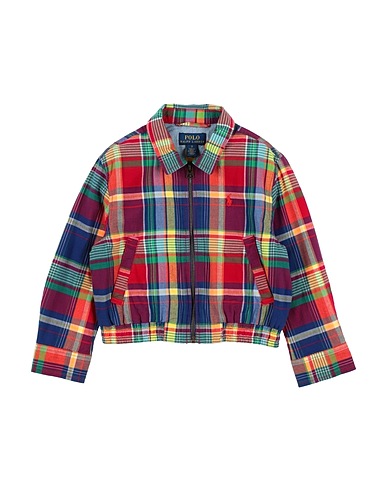 POLO RALPH LAUREN Jacket Cotton Madras Jacket
 Red 100% Cotton