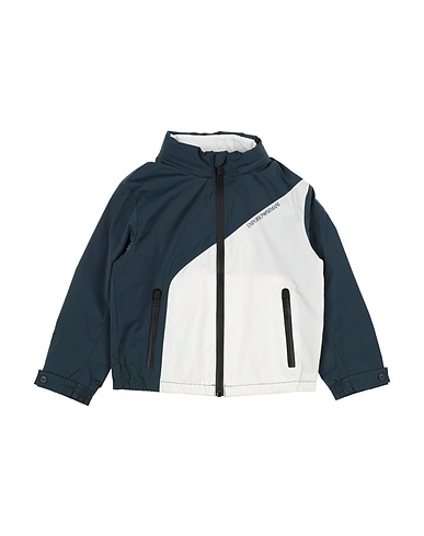 EMPORIO ARMANI Jacket Slate blue 100% Polyester