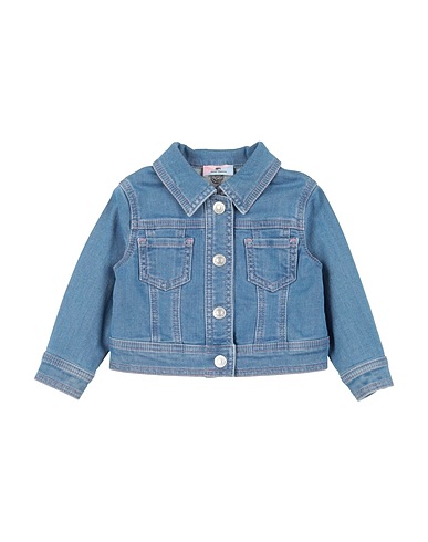 CHIARA FERRAGNI Denim jacket Blue 98% Cotton, 2% Elastane